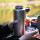 
BOUNDLESS VOYAGE Pure titanium cup 1050ml water bottle outdoor large capacity portable camping sport kettle water cup tea cup Ti3005D 1050ML storage bag