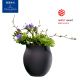 German Villeroy/Boch imported vase flower arrangement ceramic ornaments simple minimalist art ingenious pottery rhyme red round pattern high head