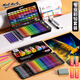 Mont Marte Stationery 72 Color Soluble lápiz de color lápiz para colorear Arte de color para colorear Caja de regalo para niños y niñas MPN0250CN