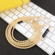 
AcroLINK sterling silver gold-plated line se846 Andromeda w80mmcx Xielantu n5005 balanced headphone upgrade line MMCX series 4.4 balanced straight head (for player exclusively)