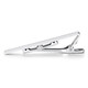Takachuan Geschenkbox Herrenkrawatte hochwertiger Kupferkragen Patch Silber Business Format Fashion Einfaches Golden Krawattenclip Silber [Z1039]