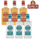 奥美加（OLMECA）奥美加进口洋酒 tequila特其拉酒 墨西哥  龙舌兰酒 调酒六大基酒 700mL 6瓶 金+银
