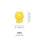 周大福龙年 十二生肖 掌中宝足金黄金吊坠转运珠【多款可选】 EOR679 财富龙