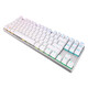 Cherry Cherry MX8.2TKL Wireless Mechanical Keyboard Bluetooth à trois modes de bureau en alliage E-Sports 87 Clé à trois modes de rouge blanc