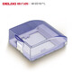DELIXI waterproof socket waterproof cover 86 type switch waterproof box bathroom toilet splash box socket protective cover champagne gold plastic cover