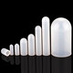 Jipindi silicone sleeve, high temperature resistant protective sleeve, screw anti-collision pipe sleeve, threaded sleeve, electroplating electrophoresis rubber dust cap M0.5*13 (50 pieces)