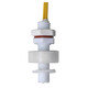 Elecall Flüssigspiegel-Controller Kunststoff kleiner Schwimmer PP Float Switch Automatischer Wasserstand Wasserturm Automatischer Wasserinduktionssensor 62 mm Niederdruck 0-110 V (EP6210)
