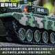 翊玄玩具 坦克玩具军事模型合金仿真卡车装甲导弹车儿童男孩宝宝玩具汽车 99B坦克（响声亮灯 炮台旋转）