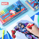Disney 12-Farben Dreieck Stange Aquarell Stift Kinderwaschbar dicke Pole leicht zu halten Pinselstudentische Malerei Schreibwarenspielzeug Marvel DM20655-2A