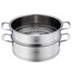 Momscook stainless steel steamer 26cm single layer steamer steamer tray 304 material MT2608ST