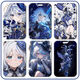 
Genshin Impact Water God Funinga Card Set Student Campus Card Meal Card Bus Card Subway Card School Card Certificate Set with Hanging D Funinga z15277 [Card Set + White Knit Keychain]