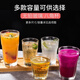 
Yapai Libi thickened glass cup star anise cup large beer cup milk juice milk tea drink water cup heat-resistant transparent Libi ice spirit glass 163ml (15249)