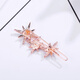 Chimera (CHIMERA) eight-pointed star glittering diamond side clip small hair clip female clip hair accessories side clip bangs clip as a birthday gift for my daughter