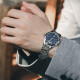 Casio (Casio) Herren Uhr Einfacher Männer Quartz Watch Black Disc Stahlgürtel MTP-1381D-1A
