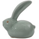Tinghuai kiln Ru kiln rabbit tea art tea table exquisite tea pet ornaments can raise creative Ru porcelain tea set small ornaments Egg green glaze tea pet jade rabbit