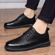 Lwok nuevo producto zapatos de cuero casual para hombres de moda de moda