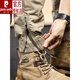 Pierre cardin men's high-end pure cotton casual pants men's American fashion brand retro loose spring and autumn summer work pants outdoor tying pants khaki 679 summer thin style 33 suggest 150-160Jin [Jin equals 0.5 kg]