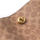 Coach (Coach) Frauen Theke Stil Willow Serie Bucket Bag Handtasche Mode One-Shoulder Crossbody Body Women's Bag Brown C3890B4NQ4 (22*11*22 cm)