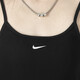 耐克（NIKE）连衣裙无袖女装夏季新款上衣运动服针织透气修身休闲吊带裙 DM6231-010/黑色 M
