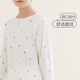 Hongdou Kinderpyjamas Jungen und Mädchen Hauskleidung reine Baumwoll-Langarmhose Anzug Frühling und Sommerauszug Klimaanlage J3271 160