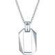 Saturday Fortune PT950 platinum necklace for women with small square buckle B0612681, about 4g, 40+5cm, birthday gift