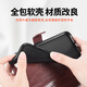 适用Realmegt5pro手机壳翻盖式皮套RMX3888保护套真我GT5Pro外壳全包防摔防爆软边 黑色@皮套+全屏软膜+挂绳 真我GT5Pro