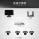 Caméra de surveillance Hikvision Hikvision 4 millions de personnes infrarouges à haute définition Caméra de réseau intelligent de réseau intérieur