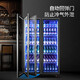 Xilaisheng display cabinet refrigerated high-end beer cabinet vertical Internet celebrity bar wine cabinet freezer convenience store refrigerator beverage cabinet fresh cabinet cold drink cabinet large capacity air-cooled rebound door small three-door 1500*600*2010 Internet celebrity style defogging door丨three-color light丨rebound door