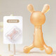 Yoshida Hisamori little rabbit teether baby teether 4 six months silicone oral period toy anti-eating hand artifact nano silver + storage box