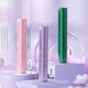 Wireless hair straightening comb, negative ion curling iron, nourishes hair without damaging hair, curls and straightens, dual-purpose lazy curling iron, home portable hair styling comb, electronic comb straightening splint, wireless curling iron, hibiscus purple, 3-level temperature control + negative ion hair care