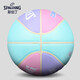 Spalding Macaron Color Pired Gift Pink Girl Pu Материал PU № 7 Внутренний и открытый баскетбол 76-897Y