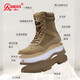 Strongman-Männerstiefel, seitlich Reißverschlussstiefel, Jihua 3515 Outdoor-Wanderstiefel, punktelofes Wüstenstiefel, Sandfarbe, Größe 41