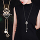 Ancient sweater chain for women long pearl necklace for women high-end pendant for teachers' day gift for women high-end practical and exquisite