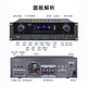 HYUNDAI现代会议室音响系统壁挂家庭KTV蓝牙功放教学培训店铺无线话筒背景音乐舞蹈教室酒吧商场音箱套装 10寸音响2只+功放+一拖四U段麦克风