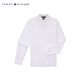 Tommy Hilfiger autumn and winter men's easy-care Oxford spinning pure cotton solid color business casual commuting long-sleeved shirt shirt jacket white YCF S (recommended 120-135Jin Jin equals 0.5kg)
