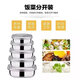 JidaoCook Box à lunch en acier inoxydable Étudiant Bento Boîte à lunch Boîte à lunch carrée multicouche riz à cuire à la vapeur Boîte à restauration rapide