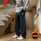 Pierre Cardin (Pierre Cardin) Neuer Frühlings- und Herbststil für Junior- und Senior High School-Schüler für Jungen im Frühling und Herbst für Teenager plus Velvet Dicked große Kinder und lässige Longhosen JR753 Dark Grey (Modell) plus Samt L (ca. 100-115 Jin [Jin Equals Equals Equals goncgs) können getragen werden)