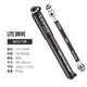 LEZYNE Lite Drive bicycle pump portable high pressure pump mountain road bike American and French nozzle pump accessories L-4855 [polished silver] S code 180mm
