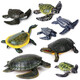 
Oenux marine animal model sea turtle toy solid turtle simulation small creature ornament figure children's elephant turtle leatherback turtle M-688 Brazilian turtle