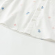 DAVE&BELLA children's shirts, boys' long-sleeved shirts, casual male baby clothes, children's tops, spring new toddler children's clothes, white background printing, in stock 110 cm (recommended height 100-110cm)