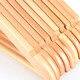 Jiayi solid wood clothes hanger suit clothes support dry and wet dual-use clothes hanger drying clothes rack solid wood color 10 pieces