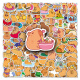 100 Bilder von Kapibala niedliche Handaufkleber Buddhist Capybar Mini kleines Muster Diy Phone Hülle Schaffer Water Cup Tablette Aufkleber handgefertigt selbst klebendes wasserdichte Dekoration 100 Bilder von Capybara-701+1047xh 4-5cm