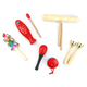 Percussion instrument set musical instrument teaching aids soundboard triangle iron drum bell touch bell double ringing tube with rope_touch bell/touch bell_touch bell_tight pair