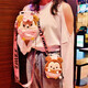 Afapu vivo mobile phone case pig coin wallet integrated women's cartoon cute creative crossbody storage bag three-dimensional soft shell anti-fall pig butt [soft shell card wallet] + plush doll + solid color crossbody rope Other models can leave a message and note shipping