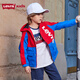 
Levi's children's clothing boys and girls' windbreaker spring children's jacket windbreaker top D826 black
