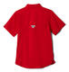 Colombia Boys PFG Tamiami Short Sleeve Shirt, Red Sparkle, M Red Sparkle M