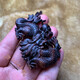 Xiaomu Yuansheng Hainan yellow rosewood flying dragon in the sky pendant animal zodiac pendant necklace dragon pendant car hanging piece
