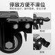 XMSJ轮子静音定向小滚轮活动手推车1.5 2 3寸橡胶刹车角轮 9214-25A1寸万向=1只(单只装不