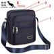
KUQIDAISHU men's bag casual shoulder bag Oxford cloth small backpack men's bag casual crossbody bag canvas bag portable business trend Y3519 four-pull-black