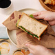 Badger sandwich wrapping paper toast burger hand cake baking greaseproof paper breakfast portable laminating paper 100 sheets